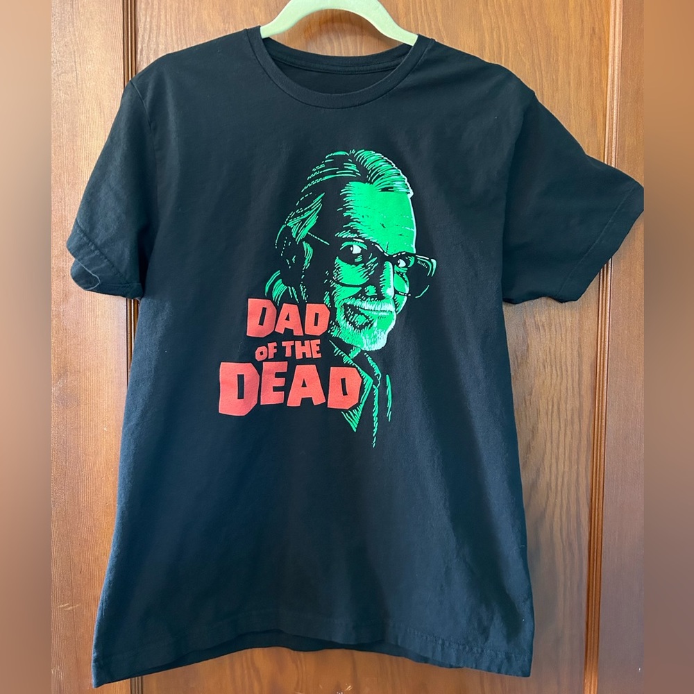 George Romero "Dad of the Dead T-Shirt Size Large Great Condition